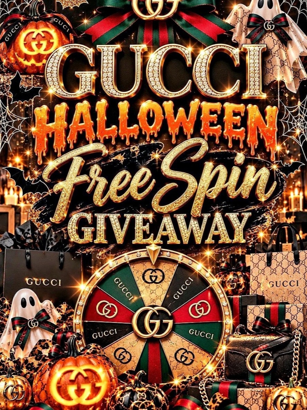 ๐ป ๐ Gucci Trick or Treat Free Spin Giveaway ๐ ๐ป